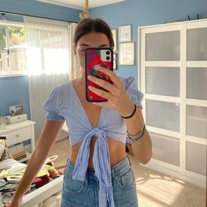 Cotton Candy LA tie top